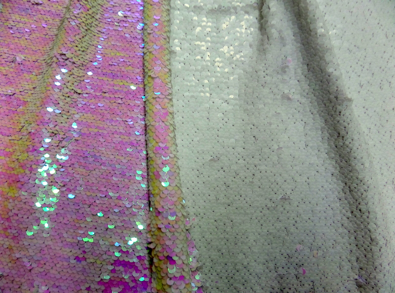 11.Pink-White Flip Sequins